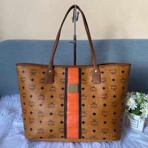 Authentic Mcm Tote Congac